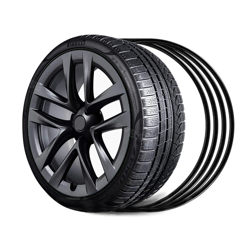 Wheel Rim Protector Aluminum Alloy Rim Guard Rimcase 1PC for Tesla 19inch Wheels