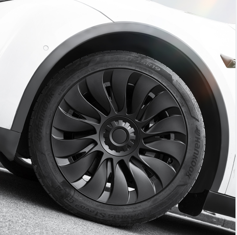 4PCS New Tesla Model Y Wheel cap Überturbine Wheel Covers 19inch Model Y Gemini Wheel Cover Matte