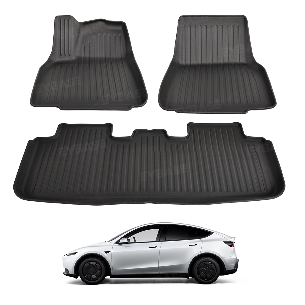 Model Y Juniper Standard All-Weather Floor Mats & Trunk Mats Cargo Liners & Seatback Covers TPE Interior Full Coverage Protector