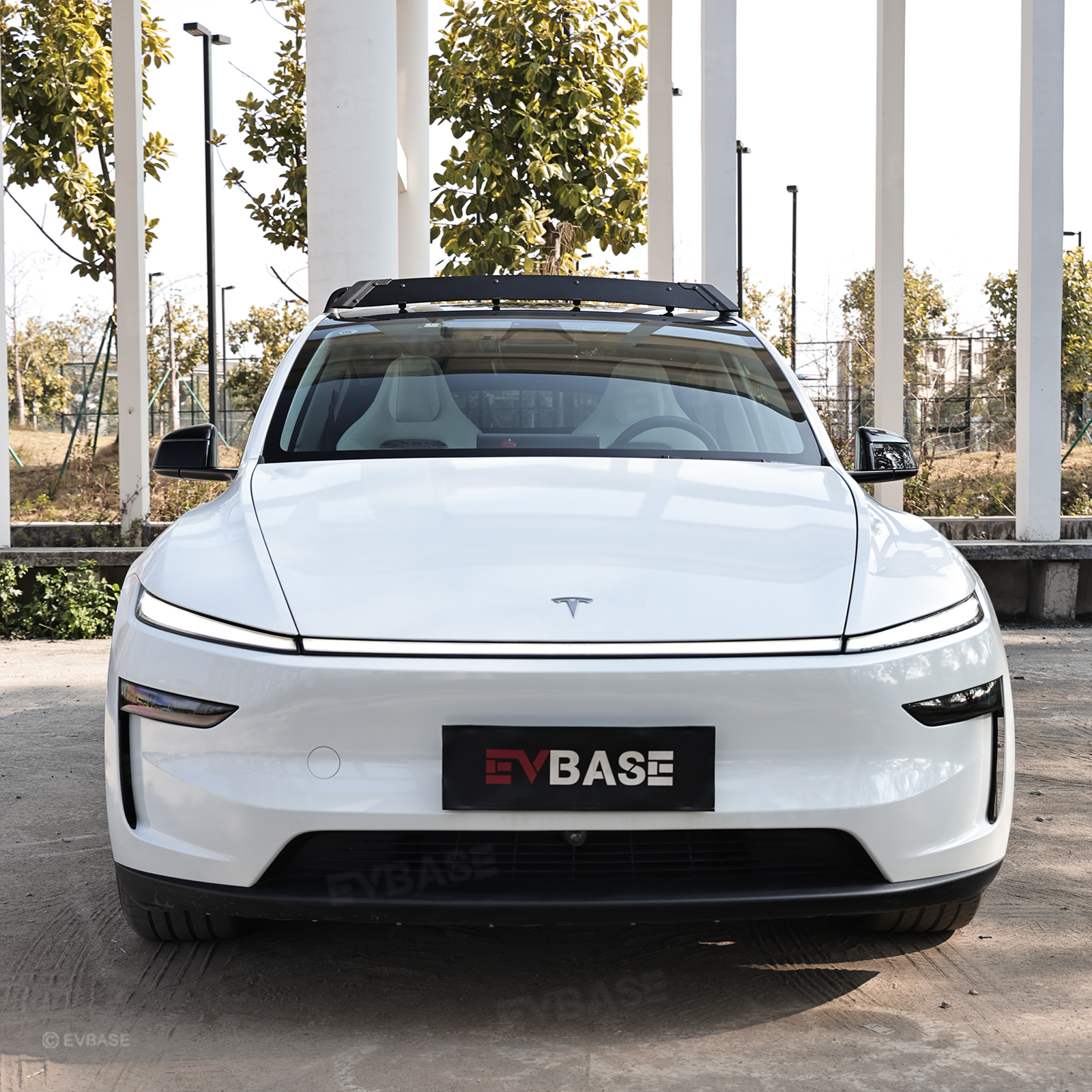 Model Y/3 Roof Rack Lockable Cross Bars 2.0 Reduced Wind Noise Carrier Rails Rooftop Luggage Cargo Carrier