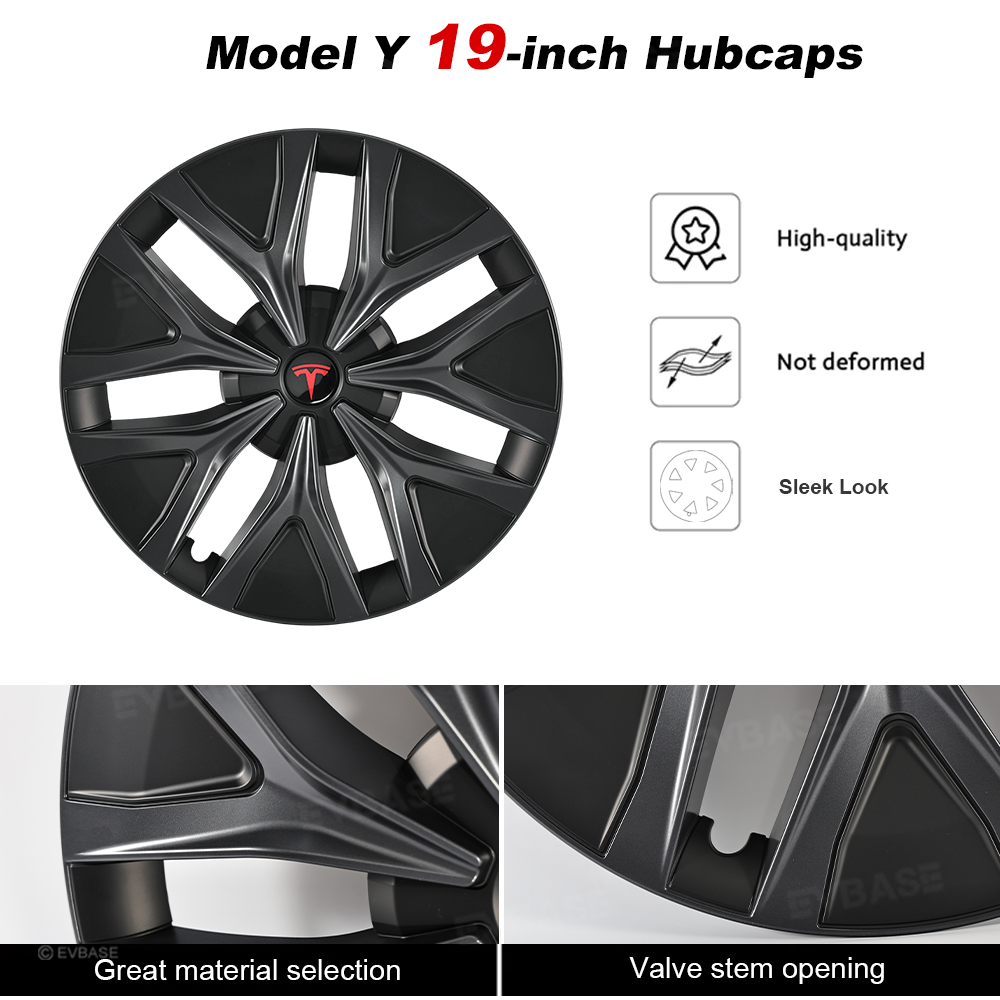Model Y/ Y Juniper 19 Inch Wheel Covers Performance-Inspired Wheels Hubcaps for Tesla