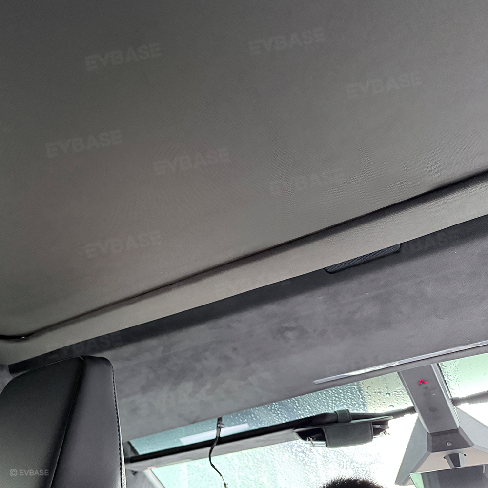 Cybertruck Sunshade Retractable Glass Roof Sunshade with Roll Fabric Style Heat Insulation UV Protection