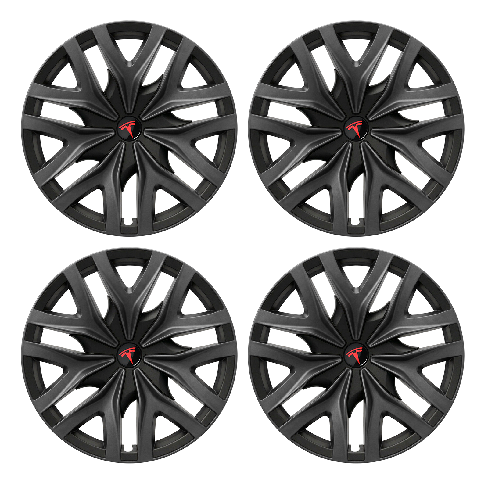 Model 3 Highland Wheel Covers 18" Photon Wheels Hubcaps Inspired By Model Y Performance