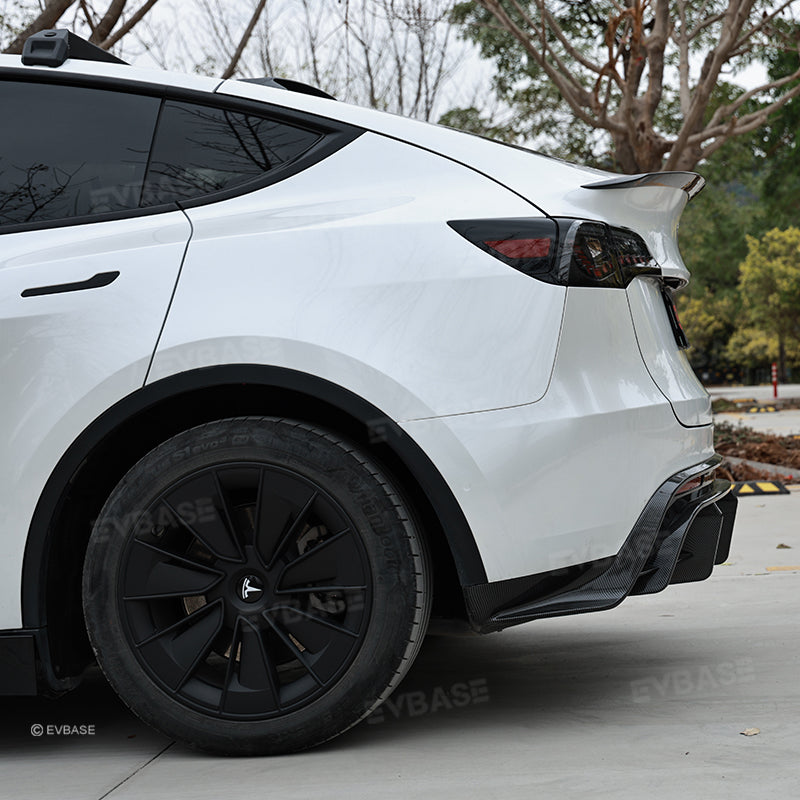 Model Y Rear Spoiler Wing Dry Real Carbon Fiber OEM Style Inspired By Model 3 Performance Rear Splitter