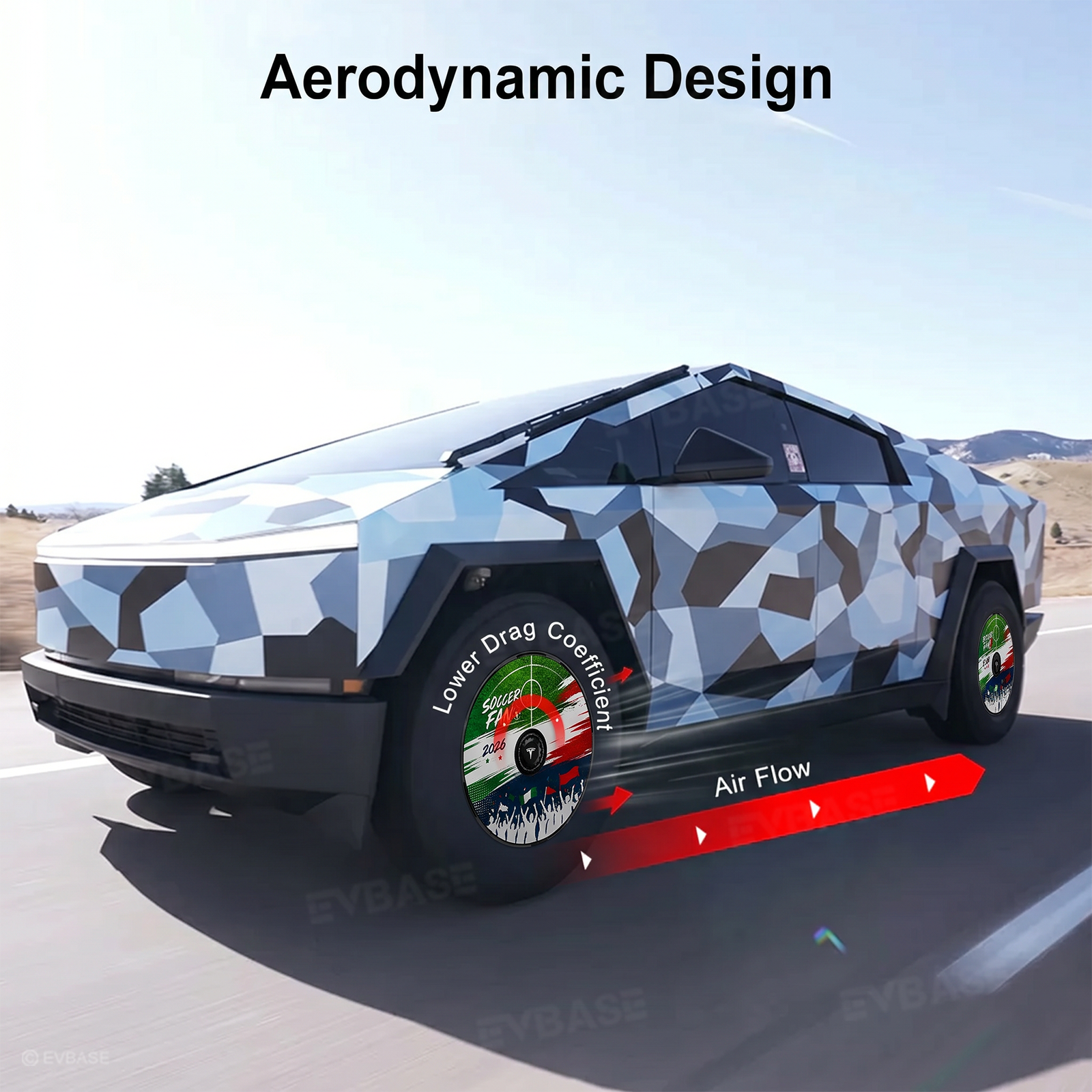 Cybertruck Aero Wheel Covers 18/20 Inch Wheels Hubcaps for Tesla