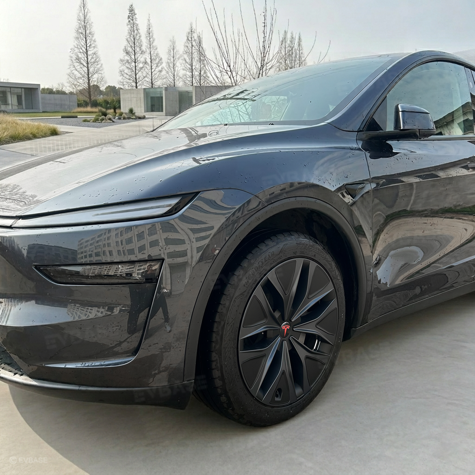 Model Y L Wheel Covers 19" Mecha Wheels Hubcaps Inspired By Model Y Performance