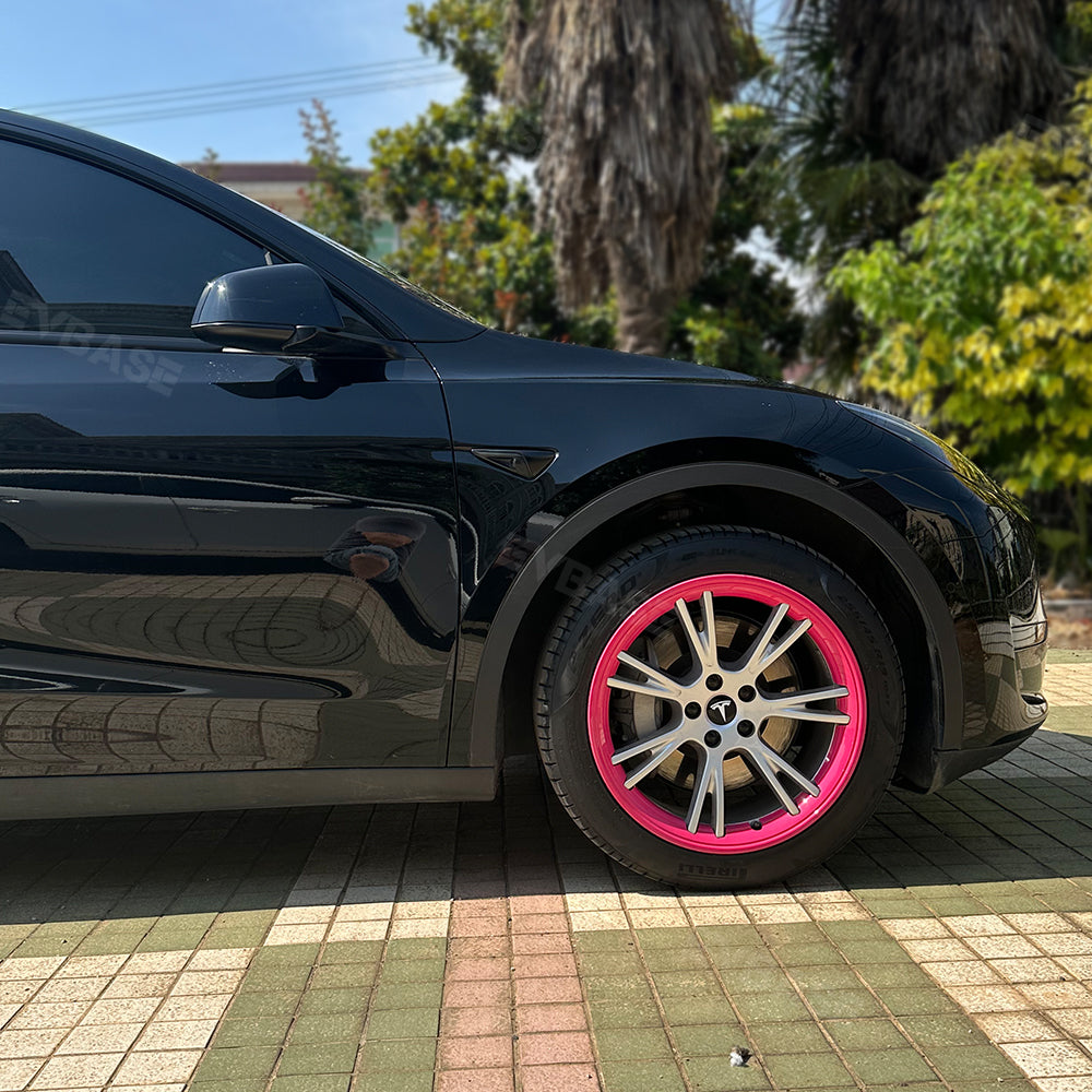 Model Y Wheel Rim Protectors 19Inch ABS Rimcase with Lug Nut Cover for Tesla| EVBASE