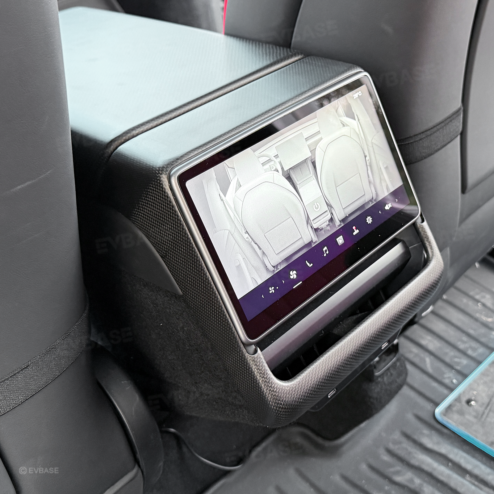 Model Y Juniper Real Carbon Fiber Interior Upgrade Full Kit Protective Overlay "Plain Weave" (Performance Look)