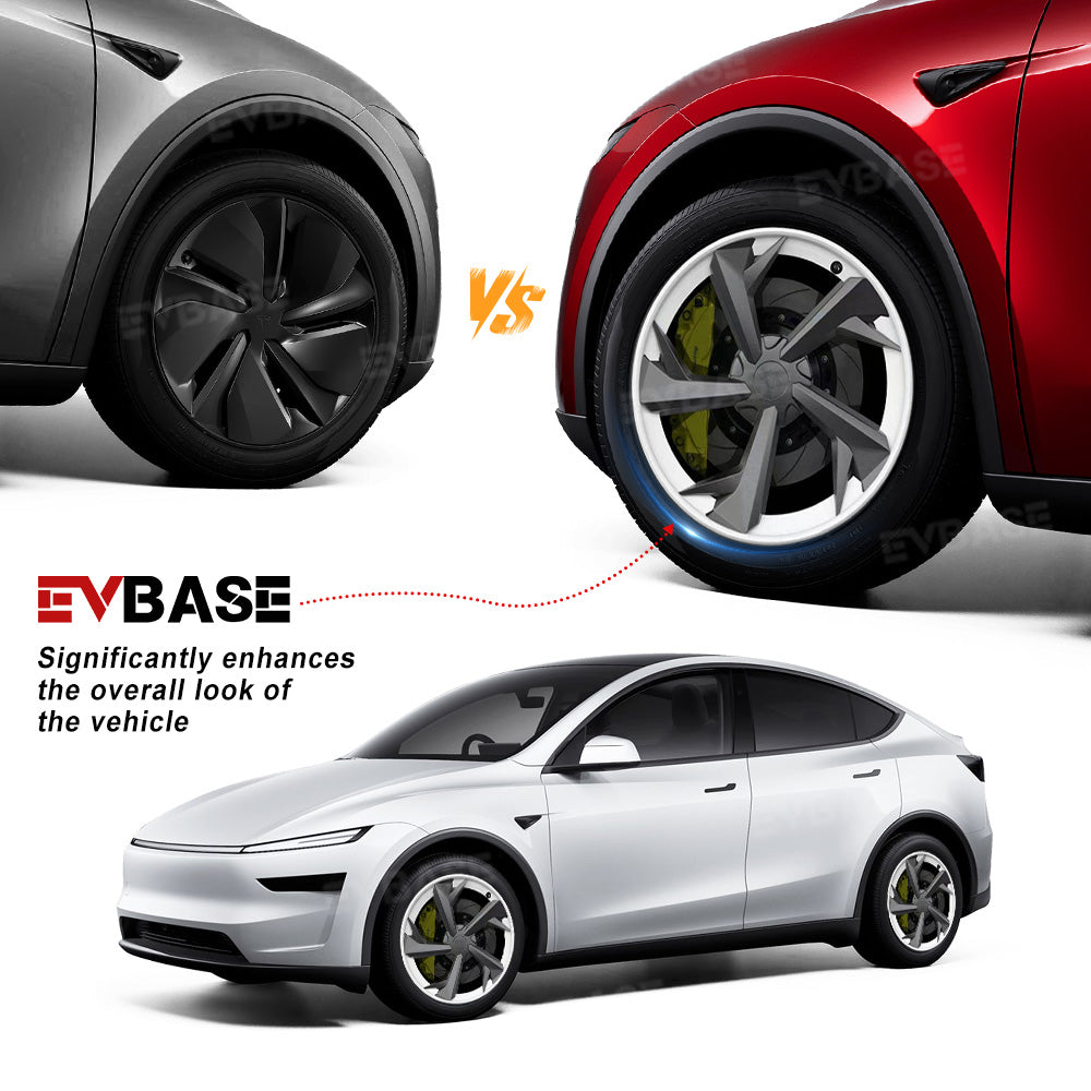 Hubcaps for Model Y Juniper 19 Inch Crossflow Wheels OEM Style Wheel Covers Exterior Accessories Upgrade 4PCS