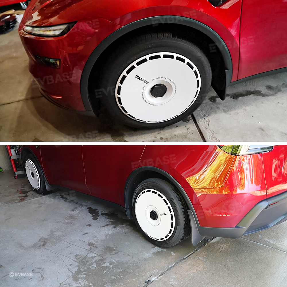 19'' & 20'' Wheels Covers Hub Caps for Model Y Juniper Customized Graphics Wheel Caps 4PCS