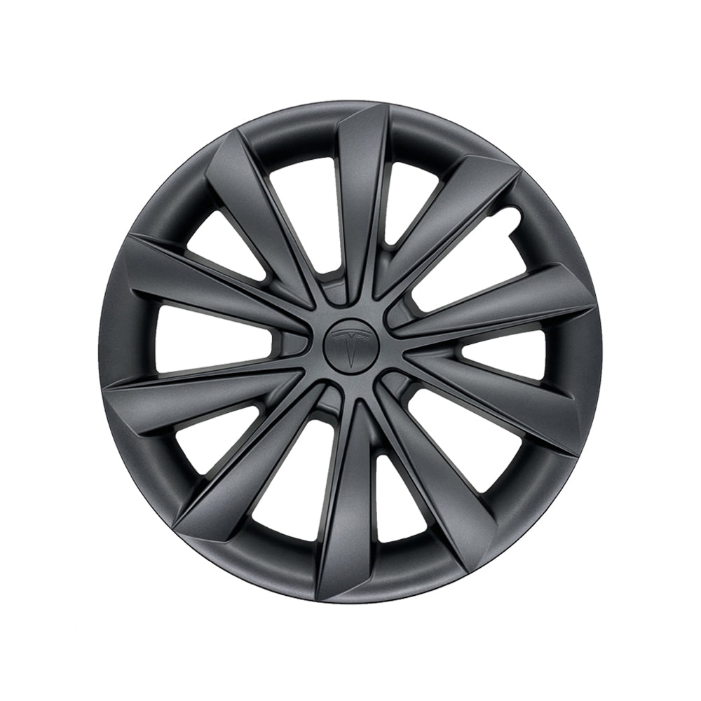 2023 Nuovo Modello Tesla 3 Copri ruota 18 Pollici Aero Copri ruota Ricambio 4 pezzi Nero Opaco