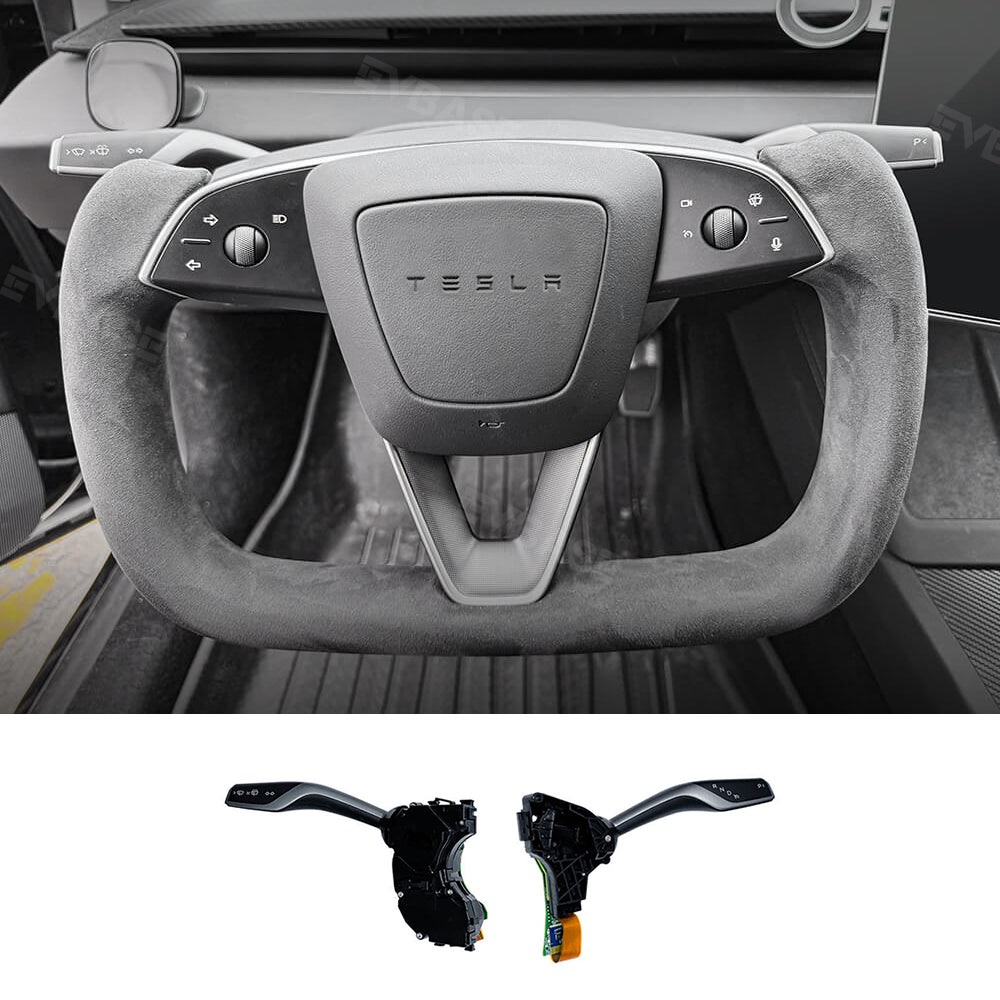 EVBASE Tesla Model 3 Highland Gear Shifter Turn Signal Lever Upgrade Kit Inspired By Model 3/Y Style