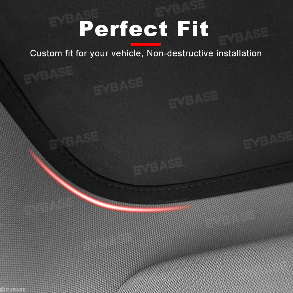 Glass Roof Sunshade for Rivian R2 Ice Crystal Sunroof Shade Foldable Heat Reflective Sun Visor