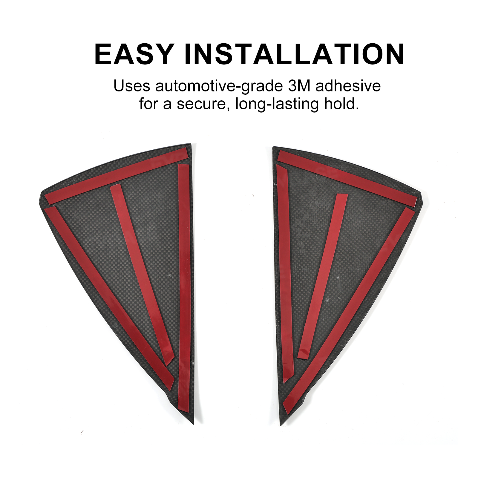 Model Y Juniper Dashboard Side Panel Trim Cover Real Carbon Fiber Front Door Slot Overlay