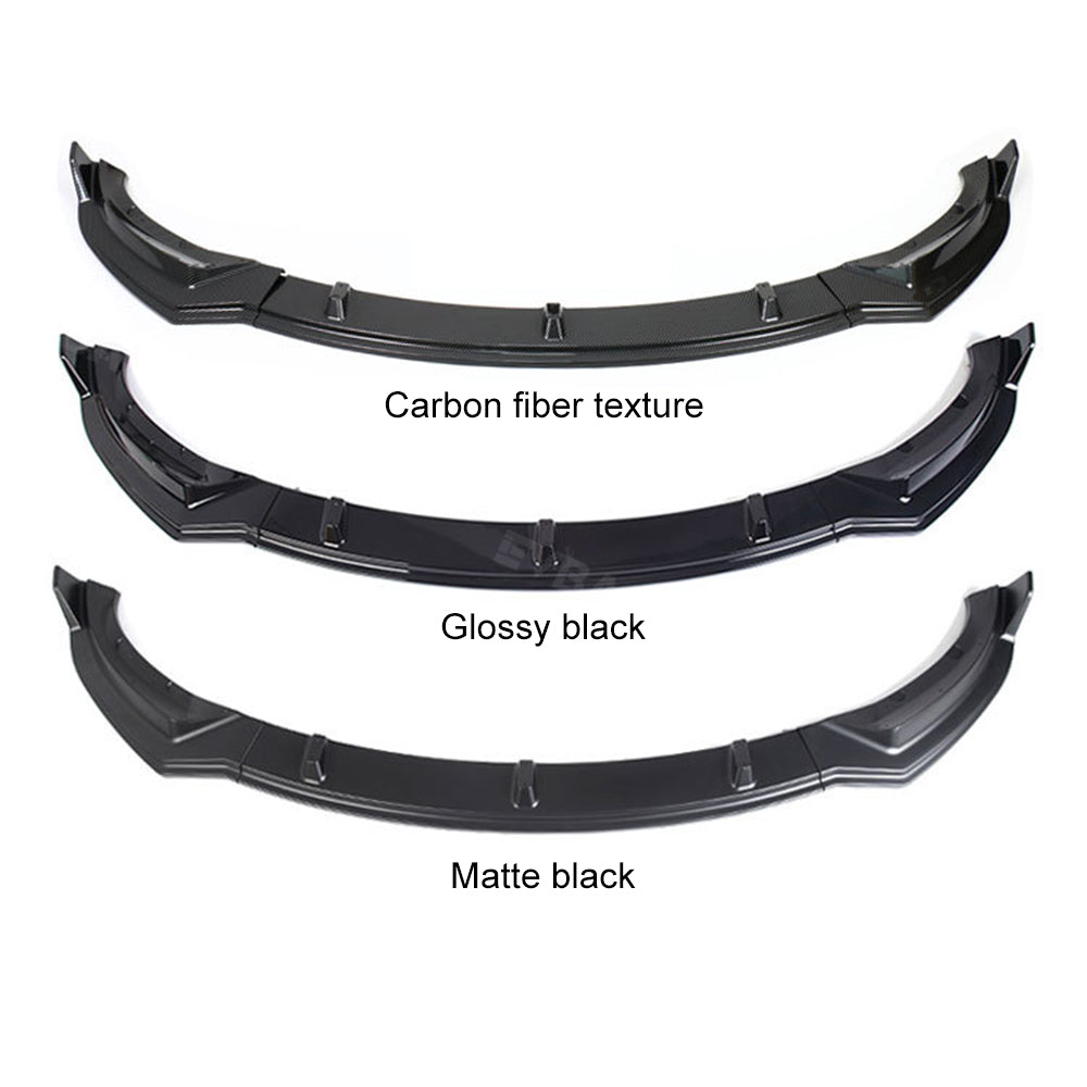 Tesla Model Y 3 Front Bumper Lip Splitter ABS Sport Body Kits Spoiler Front Fascia Style 3