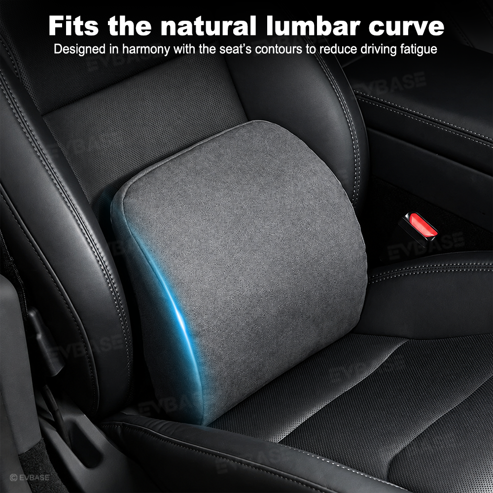 Model Y/3 Headrest & Lumbar Support Pillow OEM-Style Ultra Soft Memory Foam Seat Pillow
