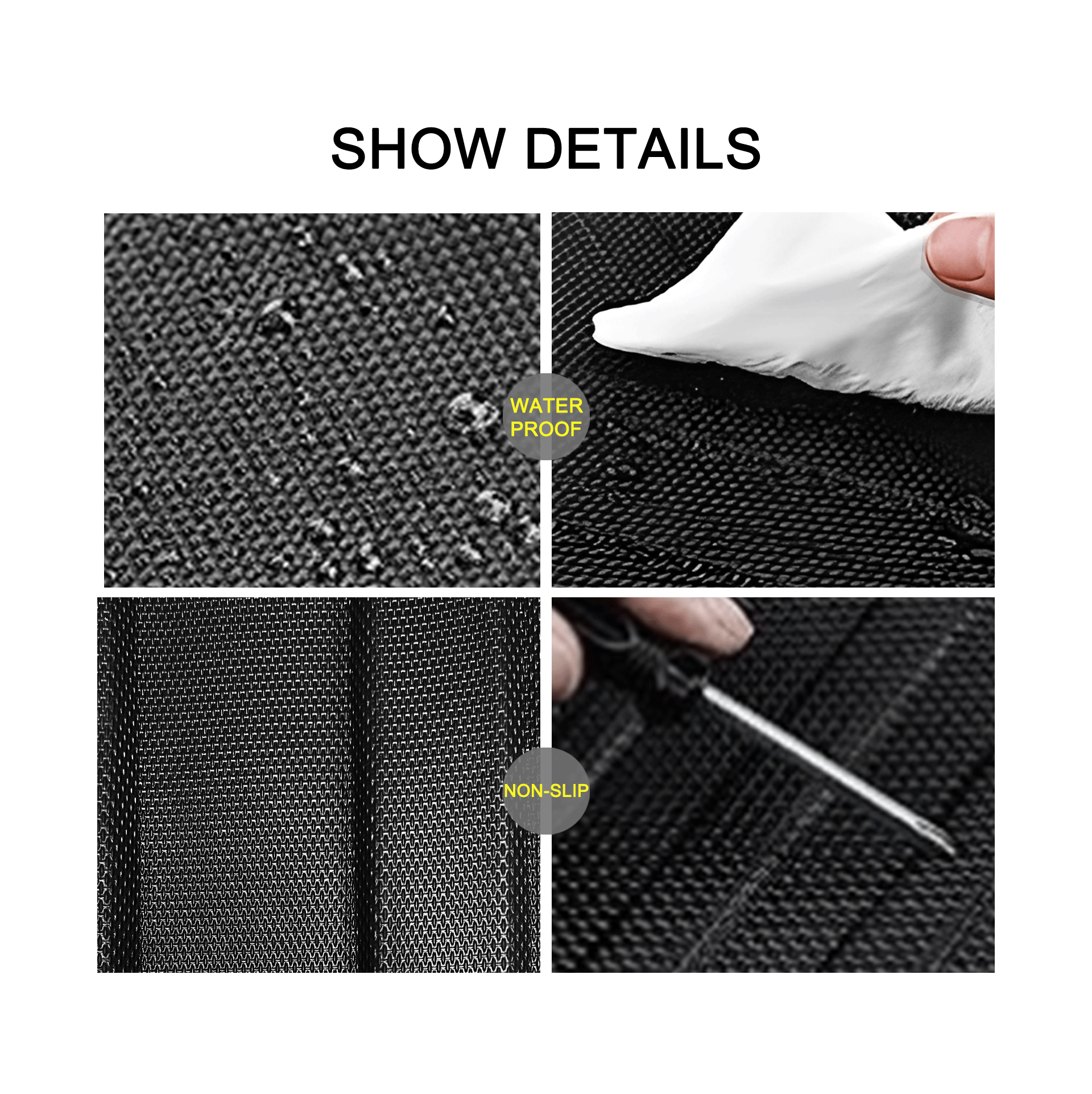 Floor Mats for R1T All Weather Waterproof Non-Slip Floor Liners for Rivian