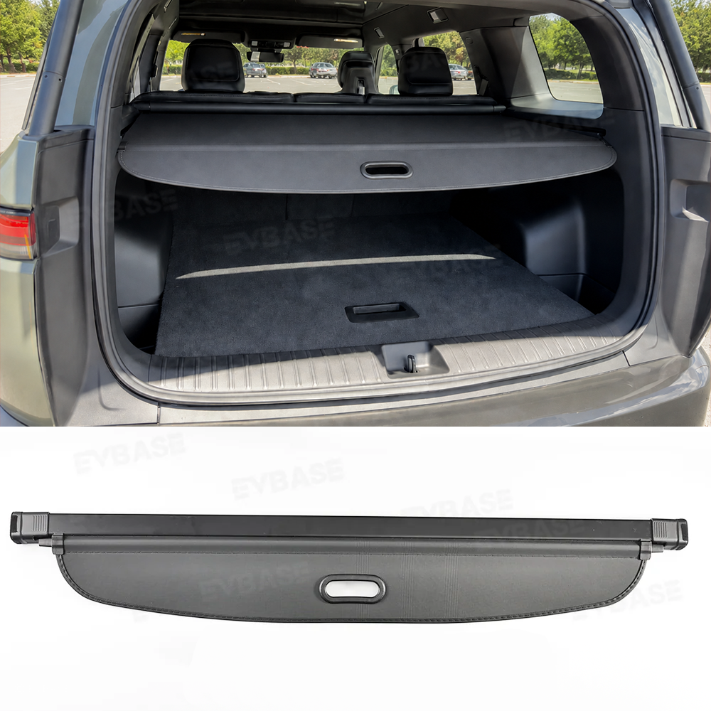 Cargo Cover for Rivian R2 Retractable Rear Trunk Cargo Shield Privacy Cover Security Shade