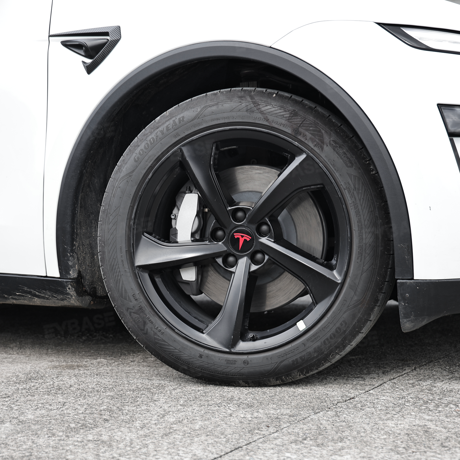 Wheel Center Cap Kit with Lug Nut Covers for Tesla Model 3/Y 18" and 19" Wheels