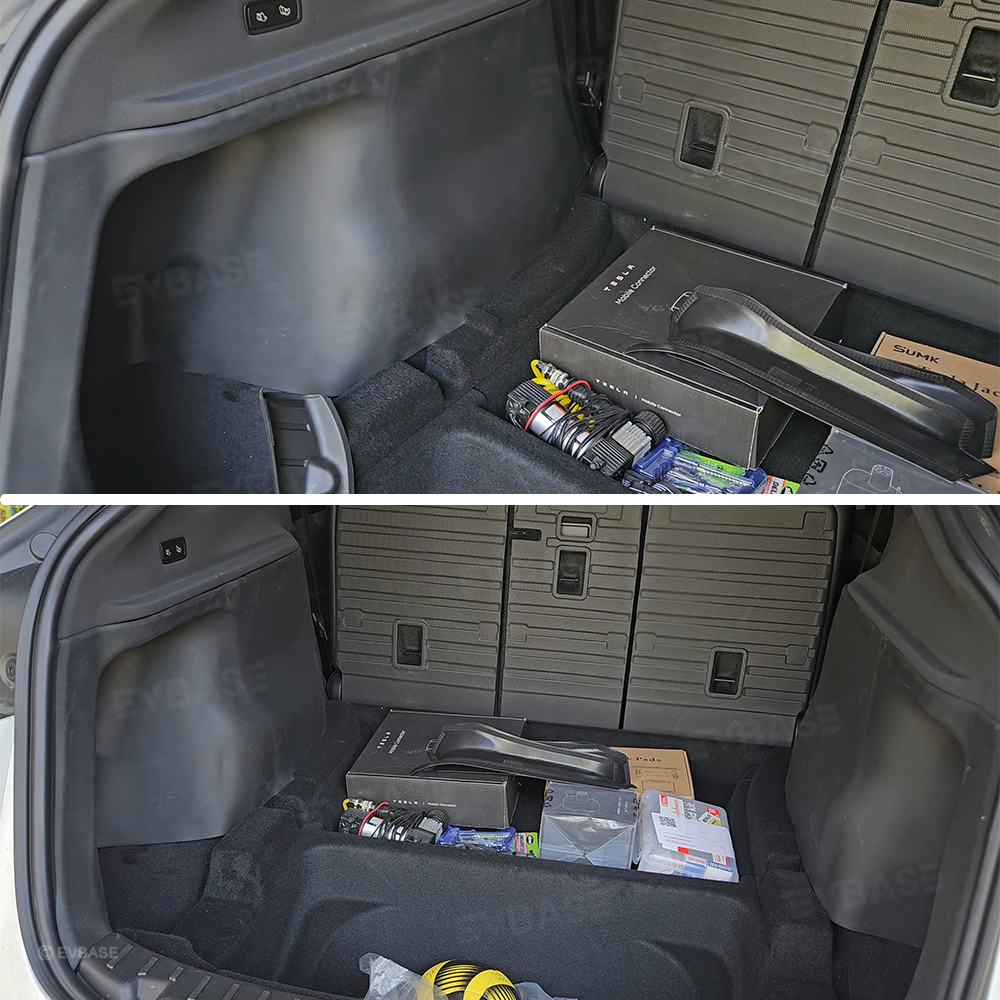 Model Y Juniper Rear Trunk Side Protectors TPE Interior Protection Covers for Tesla