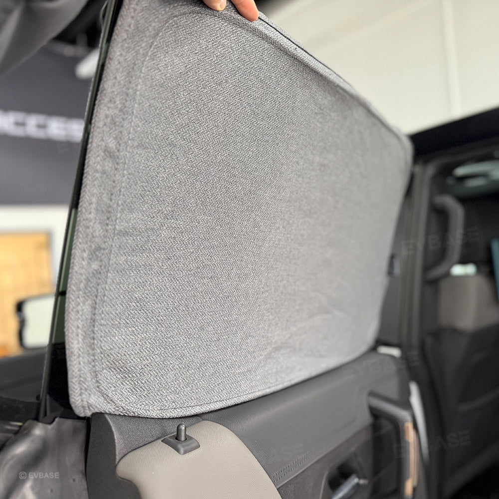 Glass Roof Sunshade for Hummer EV Ice Crystal Sun Shield Foldable Sunroof Shade