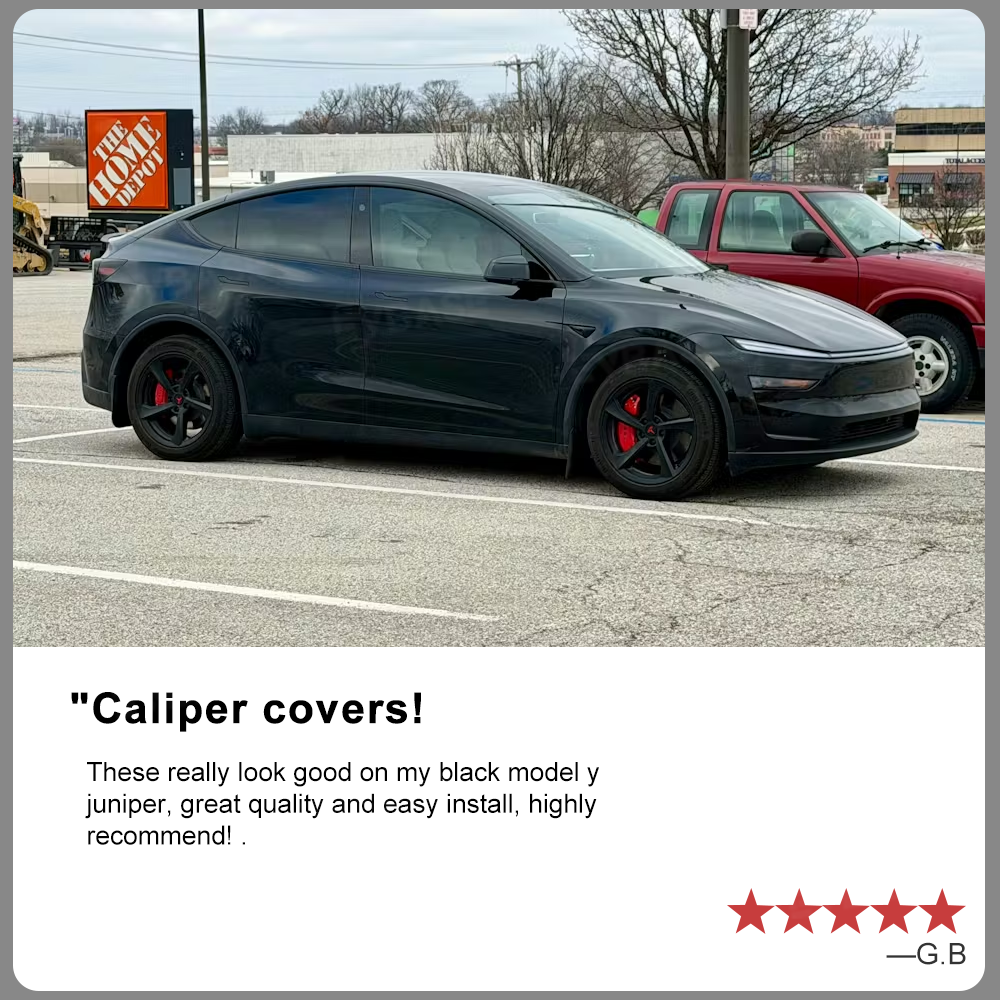 Model Y Juniper Brake Caliper Cover Set Performance Look Caliper Protector Precision Bolt-On