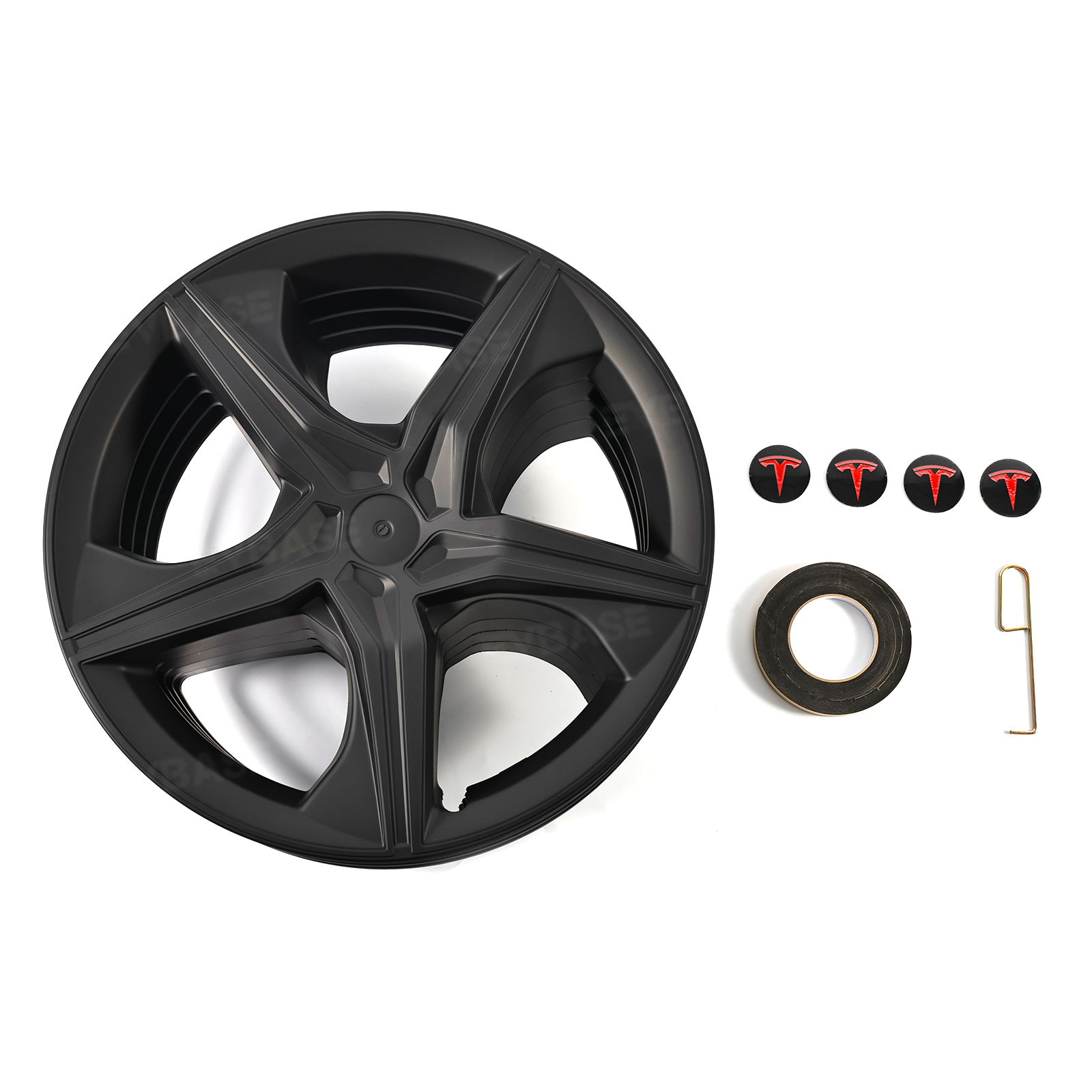 Model Y Juniper 19" Wheel Covers Starfish Style Hubcaps for Tesla