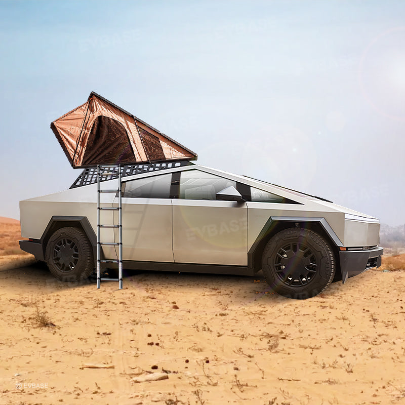 Cybertruck Roof Platform Cargo Rack System 2.0 With Molle Panel for Tesla Cybertruck Exterior Accessories EVBASE