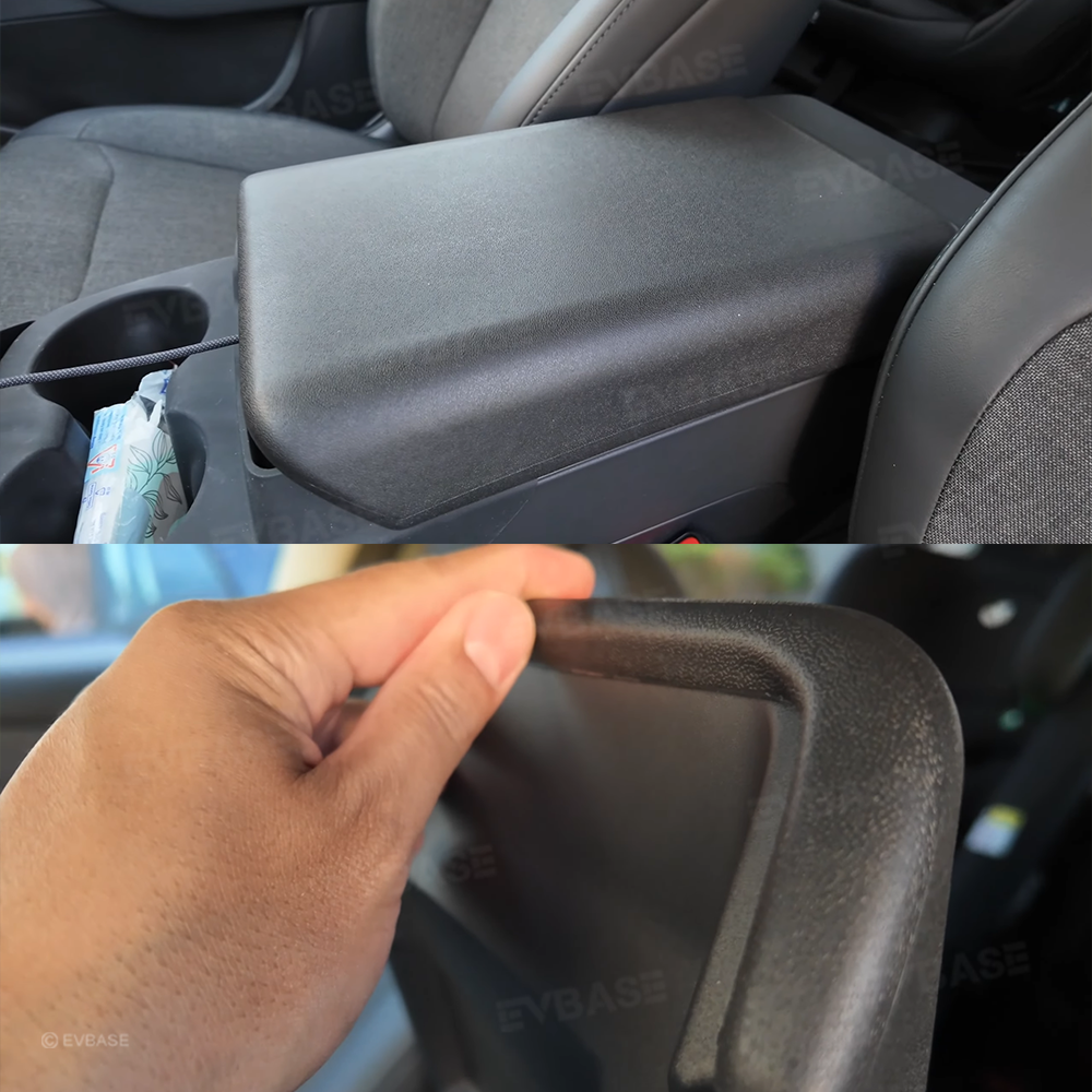 EVBASE Model 3 Y Center Console Armrest Box Cover Tesla Interior Protector Accessories