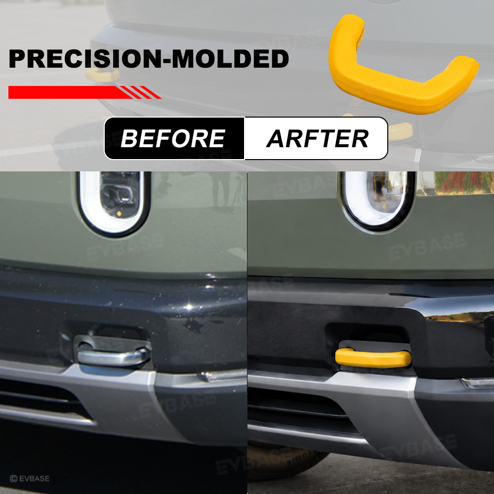 Front Bumper Tow Hook Covers for Rivian R2 Silicone Tow Hook Protector