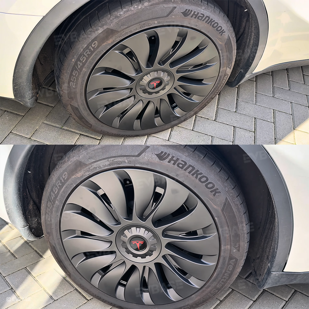 Tesla Model 3 19 Inch Hub Cap Replacement Model 3 Überturbine Wheel Caps Protector Cover Kit 4pcs