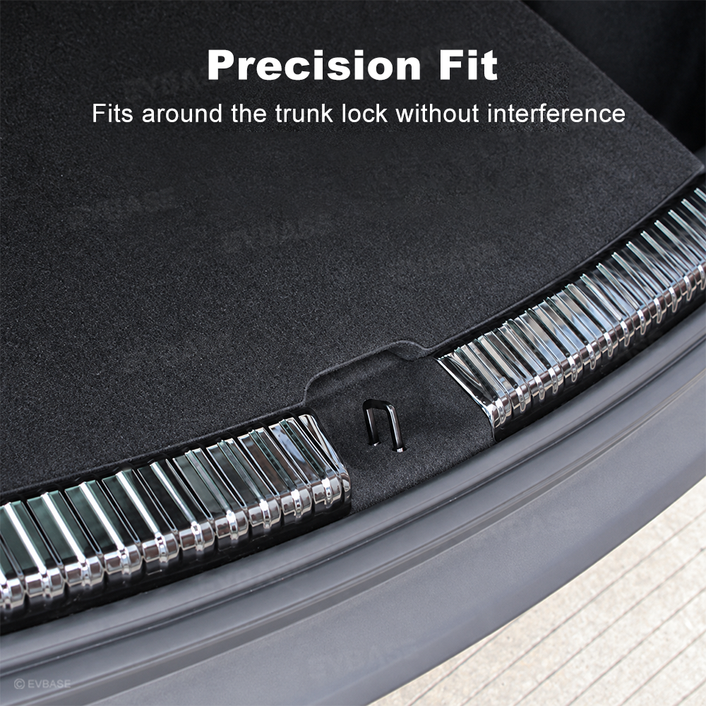 Model Y Juniper Rear Trunk Sill Protector Rear Bumper Guard Stainless Steel Trunk Sill Plate Cover