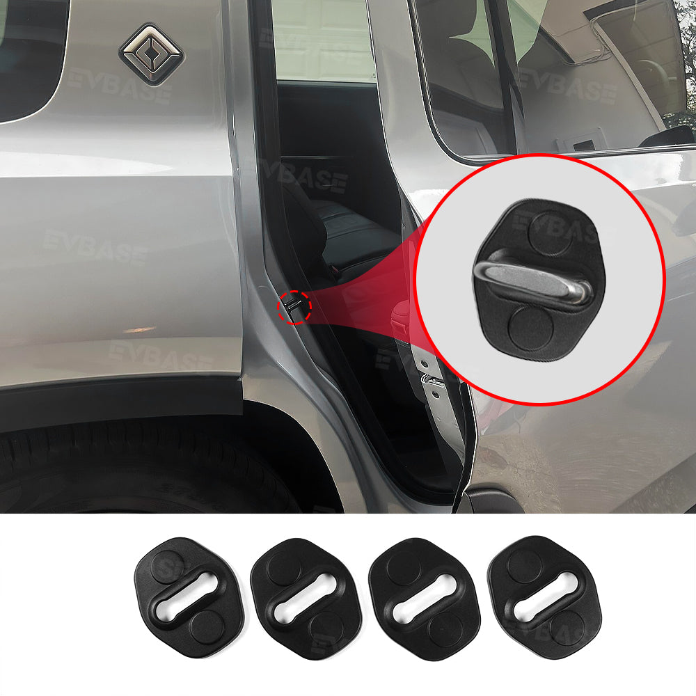 Door Lock Latch Covers for R1T ABS Protector Buckle Decor Protection Trim for Rivian