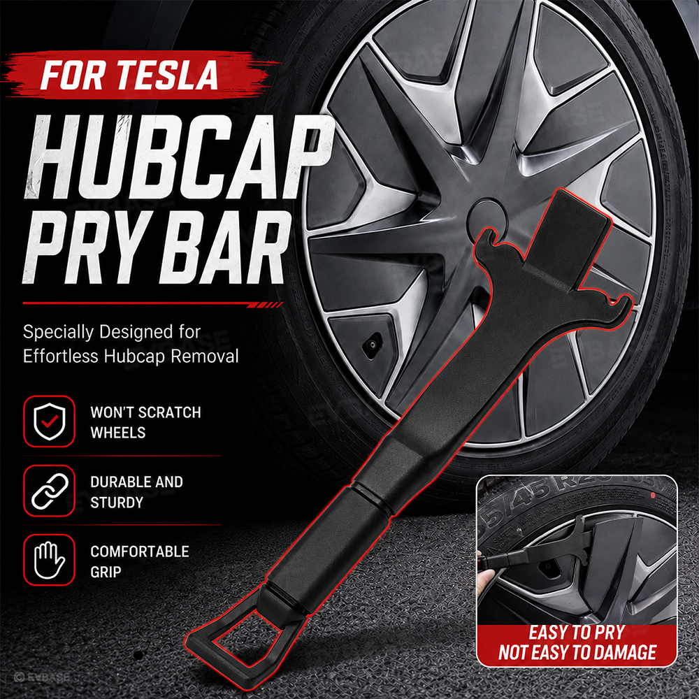 Model Y Juniper Wheel Cover Removal Tool Wheel Center Cap Removal Pry Bar Hubcap Repair Puller for Tesla Model Y/3/X/S