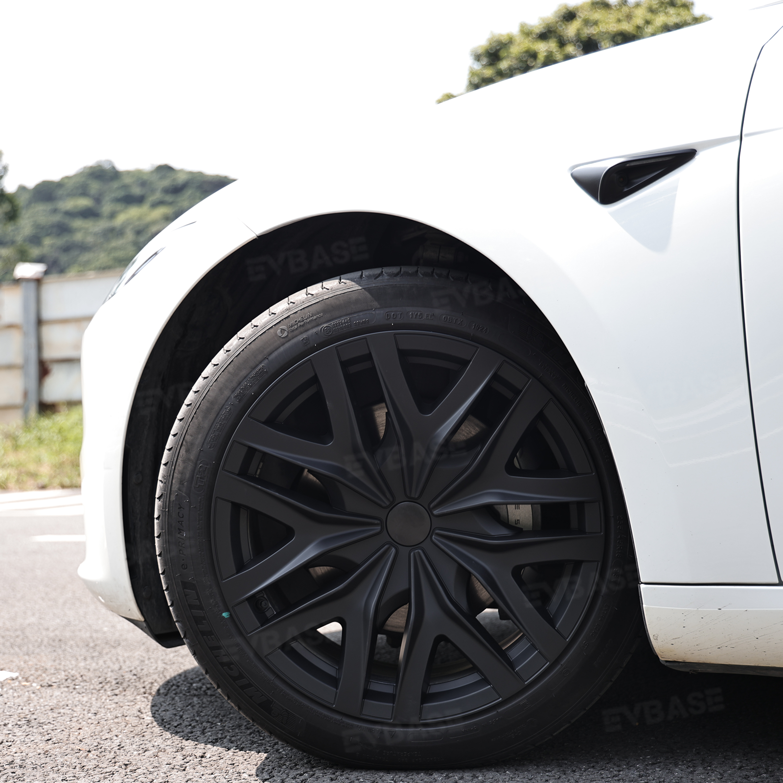Model 3 Highland Wheel Covers 18" Photon Wheels Hubcaps Inspired By Model Y Performance
