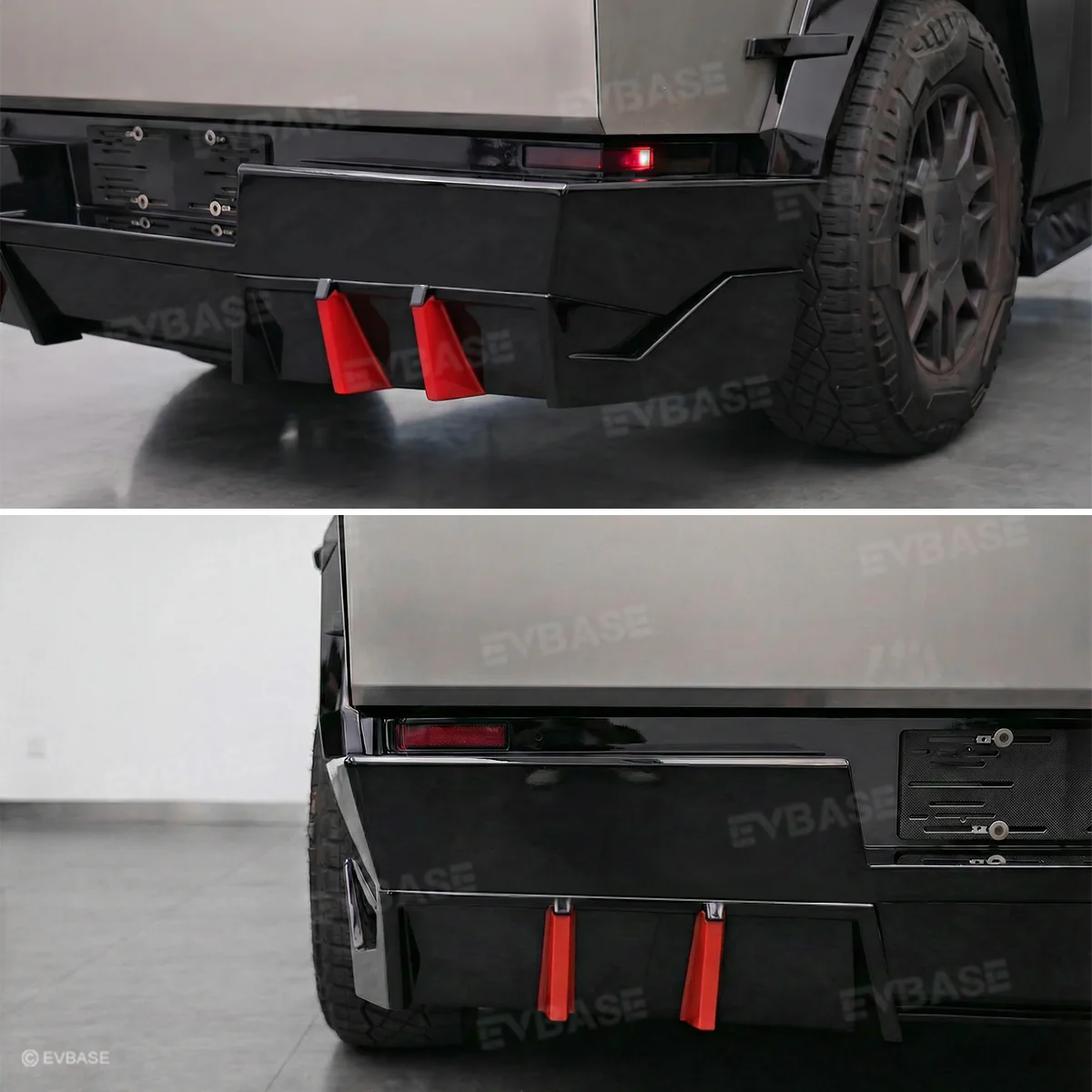 Cybertruck Rear Diffuser Aggressive Performance Styling ABS Rear Bumper Diffuser