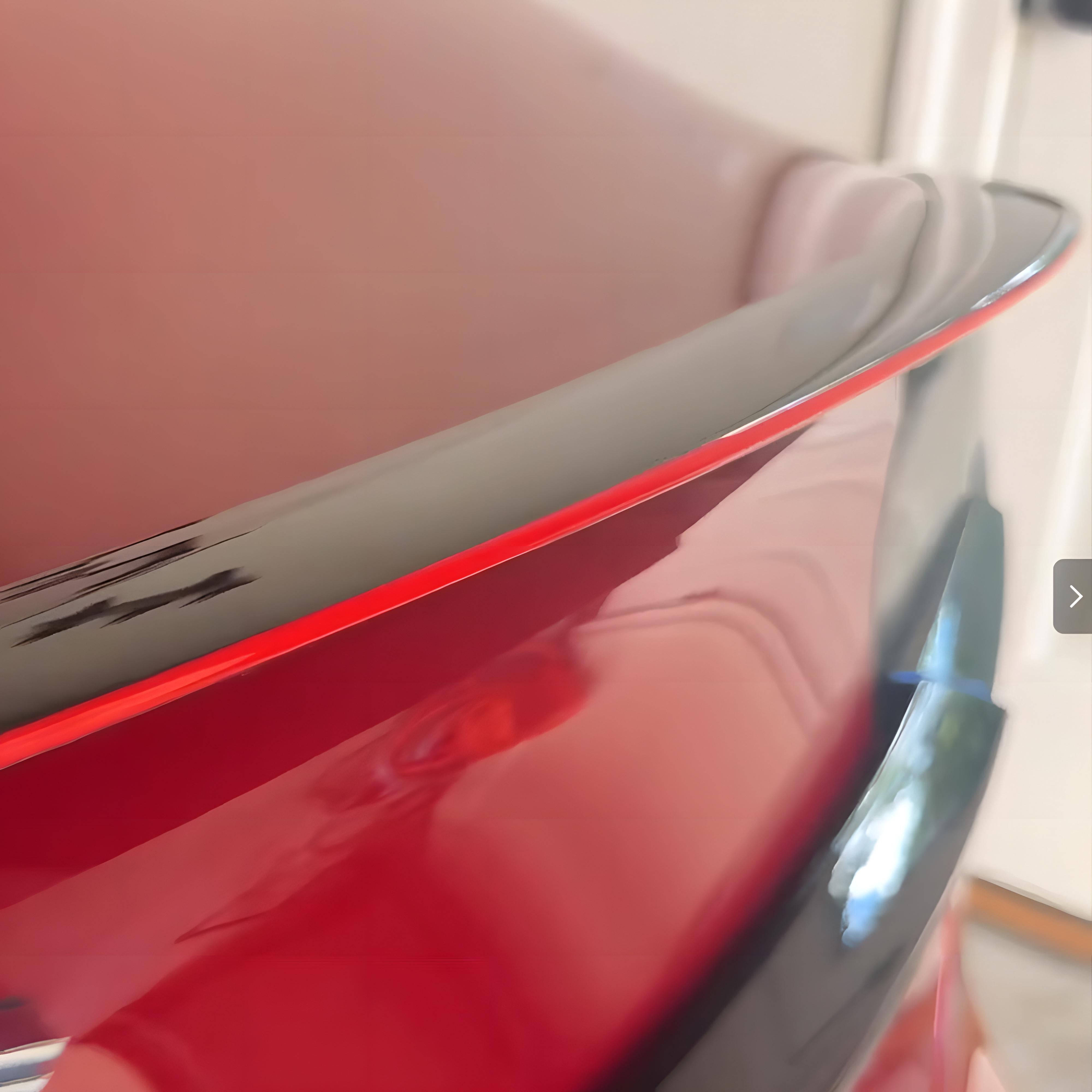 New Red Spoiler Carbon Fiber Model Y/3 Real Carbon Fiber Spoiler for Tesla