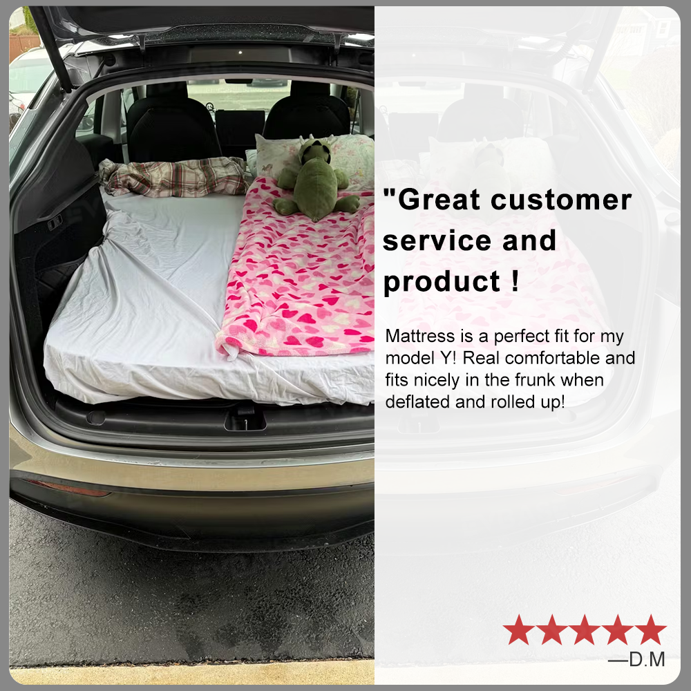 Model Y/ Y Juniper Air Mattress Inflatable Camping Mattress With OEM Style External Air Pump