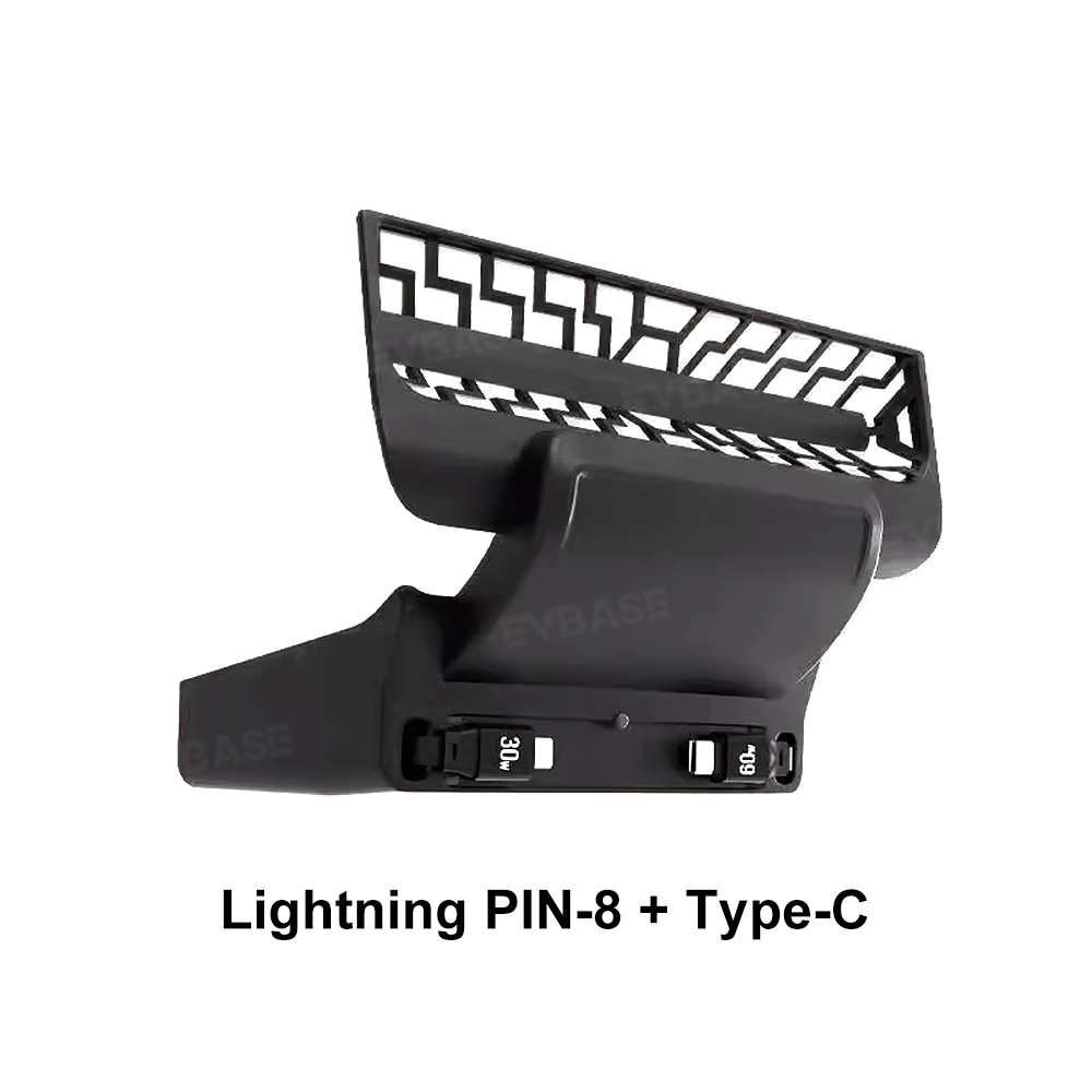 Model Y Juniper/ 3 Highland Rear Vent Expansion Dock with Fast Charging Retractable Cables & Air Vent Cover