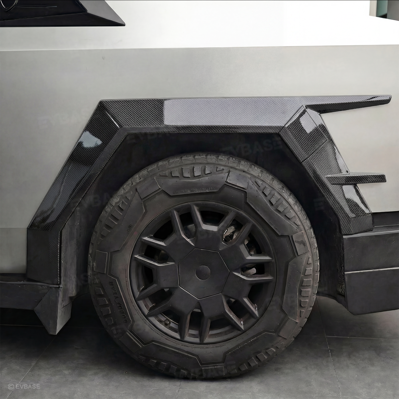 Cybertruck Armor Fender Flares Cover Off-Road Protection ABS Front & Rear Wheel Arches Eyebrow Protector Trim