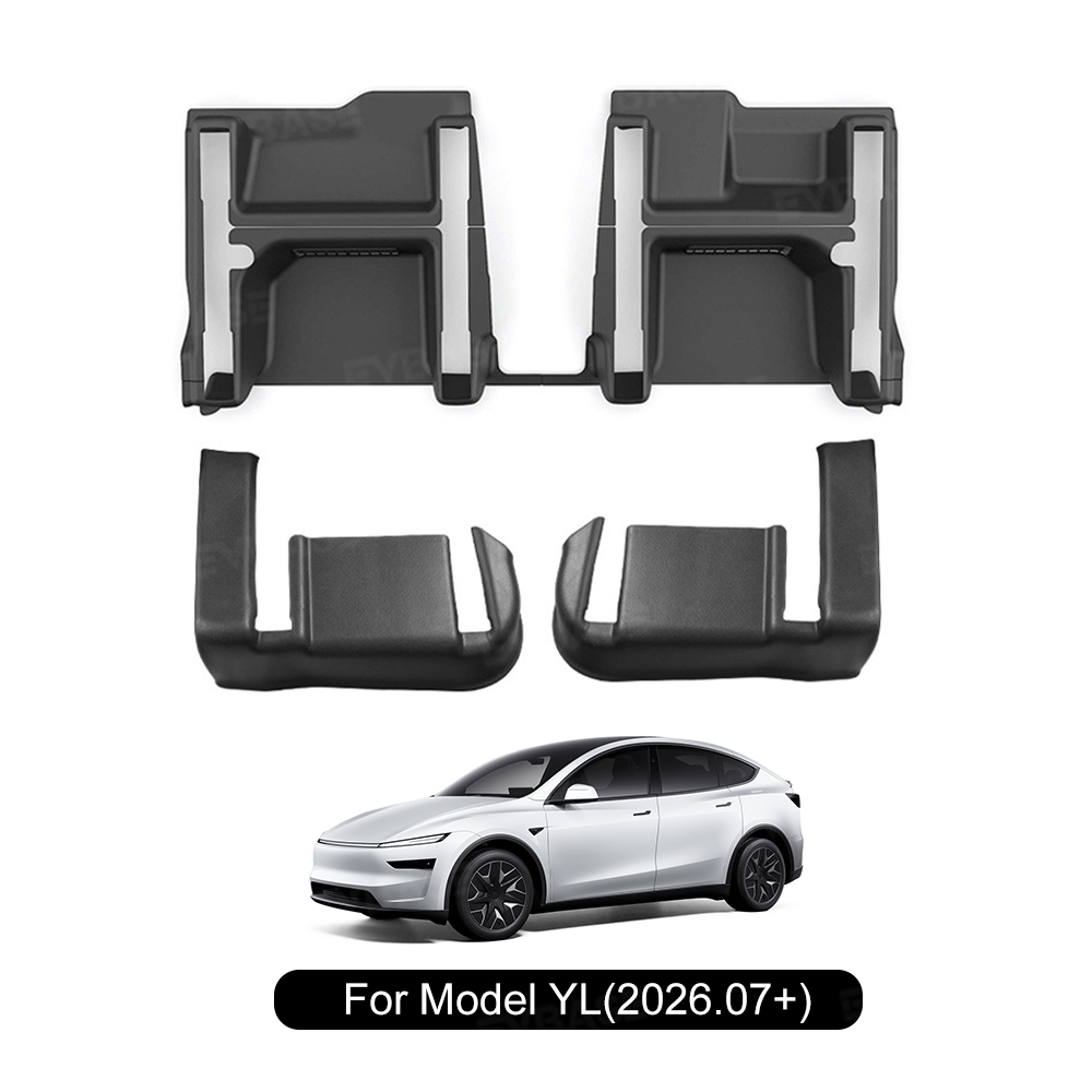Model Y L Seat Slide Rail Anti-Kick Guard Under-Seat Full Coverage Protector Pad