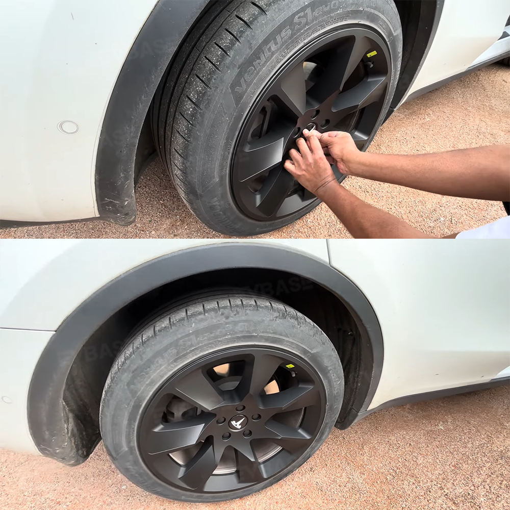 EVBASE Wheel Covers for Tesla Model Y 19" Wheels Aero Performance Style Hubcaps