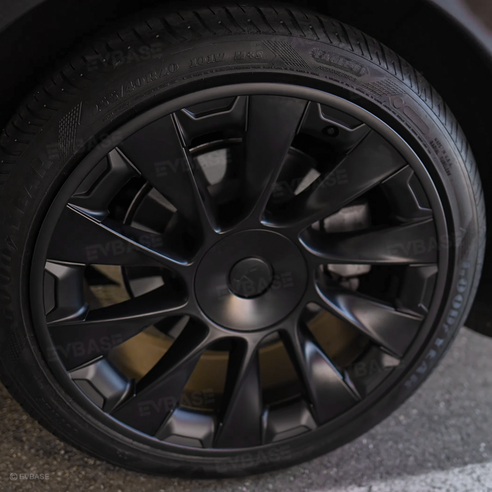 Model Y Wheel Rim Protector 20 Inch Induction Wheels All-in-one Mecha Style ABS Rimcase for Tesla