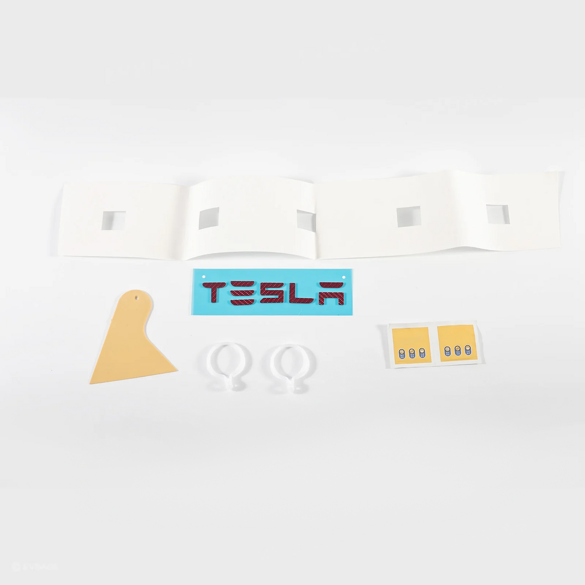 Model Y Juniper/ 3 Highland T-E-S-L-A Lettering Tailgate Emblem Decal Real Carbon Fiber Logo