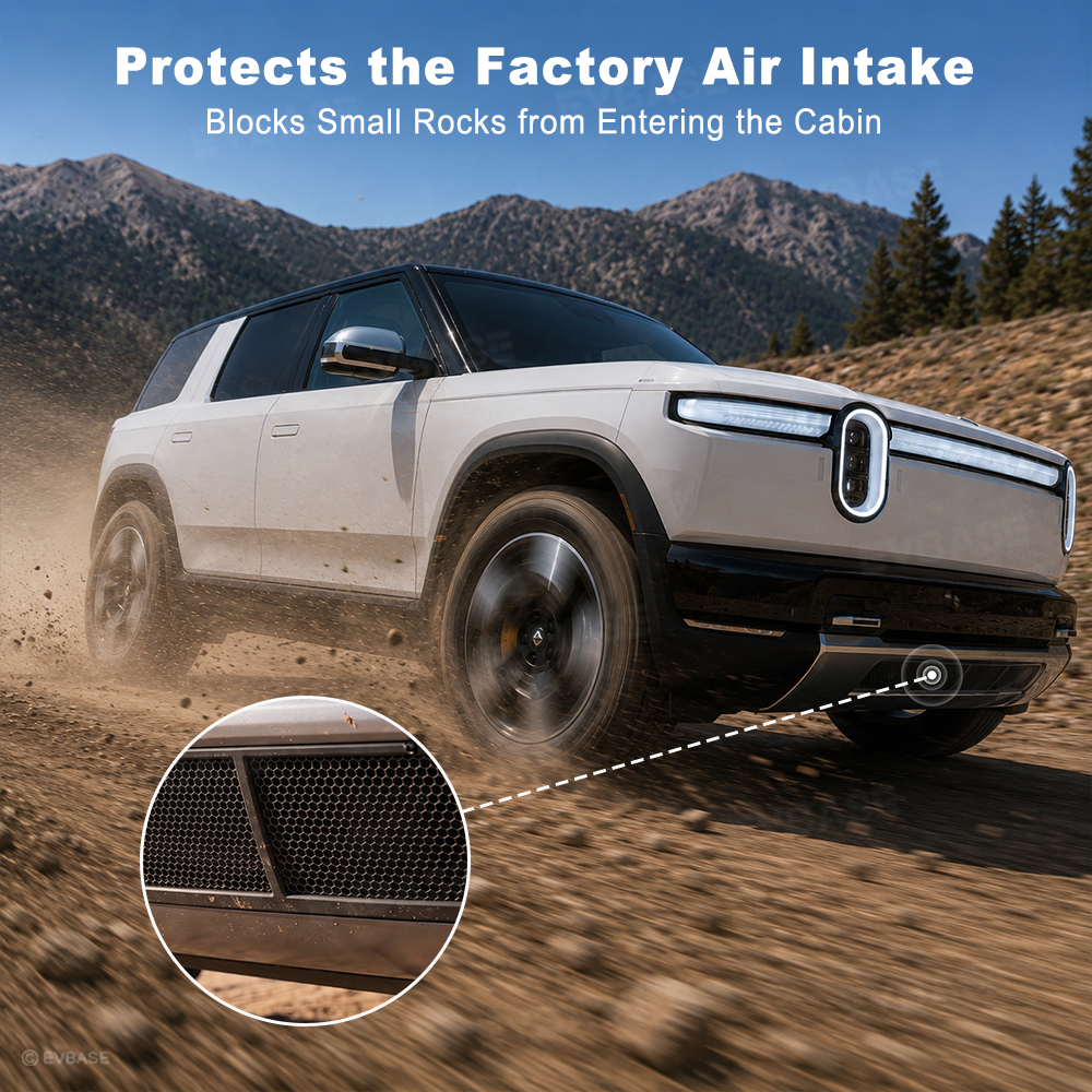 Grille Mesh Insert for Rivian R2 Front Bumper Radiator Protective Mesh Grille Panel Bug & Debris Screen