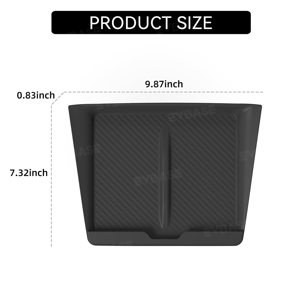 Model Y Juniper Standard Center Console Wireless Charging Silicone Mat Anti-Slip Charger Protector Pad