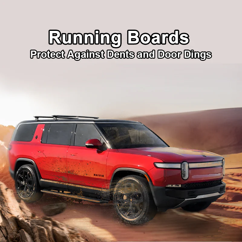 EVBASE Running Boards for Rivian R1T/R1S Exterior Accessories