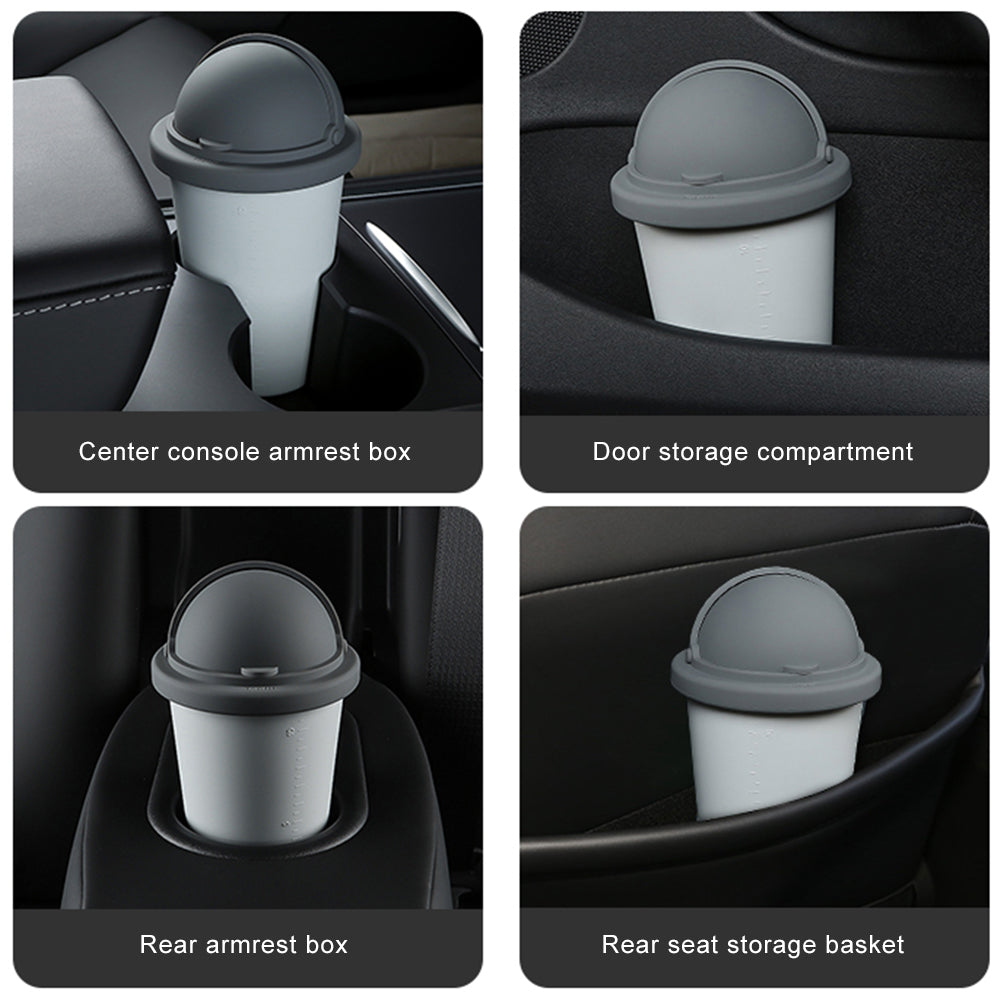 EVBASE Tesla Model 3 Y X S Cupholder Trash Can Tesla Interior Accessories