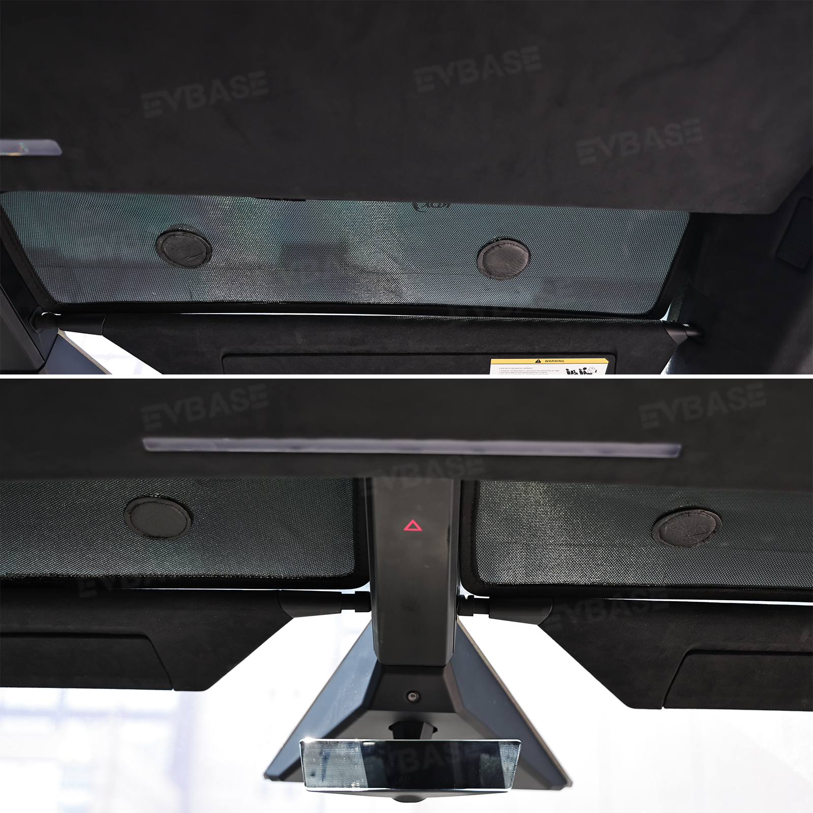 Cybertruck Upper Front Windshield Sun Shade Anti-Glare Mesh Visor