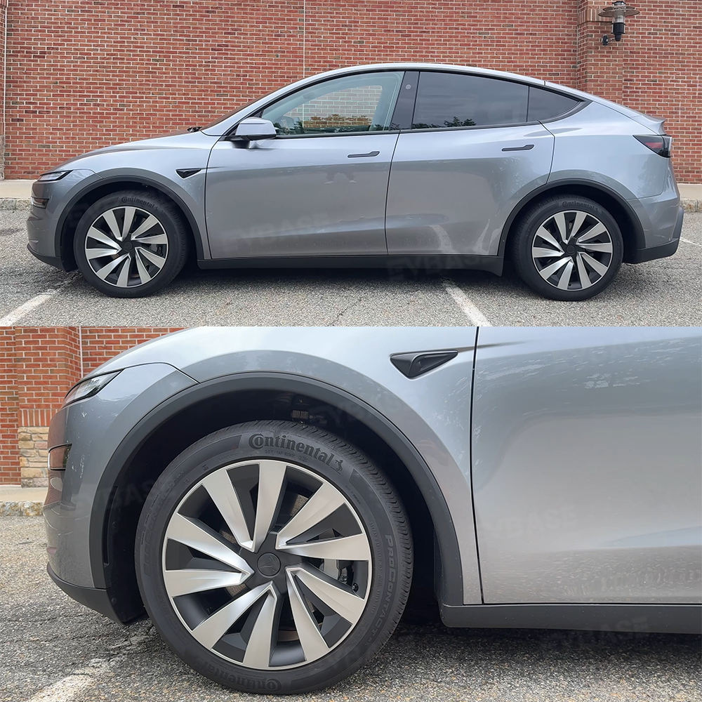 Model Y Juniper Wheel Covers for 19 Inch Tesla Wheel Spiral Style Aero Tesla Hub Caps 4PCS